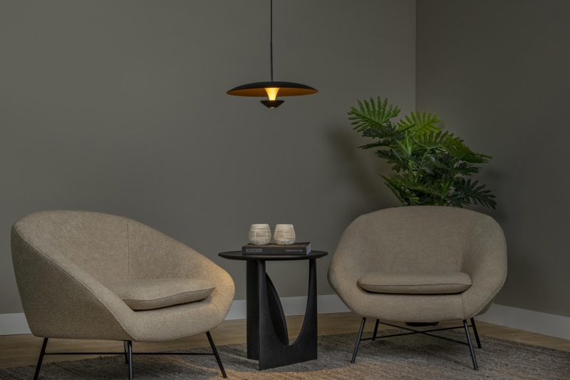 Lucide Premium KENNETH - Pendant light - Ø 40 cm - LED Dim. - 1x12W 2700K - Black